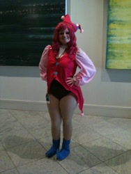 Size: 1536x2048 | Tagged: artist needed, safe, pinkie pie, human, cosplay, dragoncon, irl, irl human, jester, jester pie, photo, solo