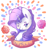 Size: 1900x1982 | Tagged: safe, artist:inkytophat, rarity, pony, unicorn, bust, fabulous, flower, motivational, old banner, solo