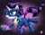 Size: 1155x893 | Tagged: safe, artist:razia, radiance, rarity, pony, unicorn, power ponies (episode), power ponies, solo