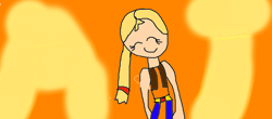 Size: 1006x441 | Tagged: safe, artist:darkbrat18, applejack, clothes, female, humanized, solo