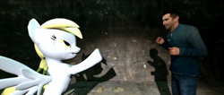 Size: 1920x814 | Tagged: dead source, safe, artist:dakkiller, derpy hooves, pegasus, pony, 3d, female, gmod, half-life 2, mare