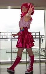 Size: 2643x4238 | Tagged: safe, pinkie pie, human, cosplay, irl, irl human, photo, solo