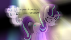 Size: 1920x1080 | Tagged: safe, artist:dashiesparkle, artist:luckreza8, artist:penguinsn1fan, edit, starlight glimmer, pony, unicorn, duality, equal cutie mark, female, mare, solo