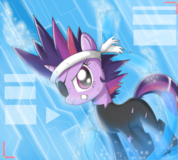 Size: 1671x1513 | Tagged: safe, artist:the-butch-x, derpibooru import, twilight sparkle, cyberspace, future twilight, solid sparkle, solo