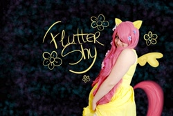 Size: 2896x1944 | Tagged: safe, artist:cookye306, fluttershy, human, cosplay, irl, irl human, photo, solo