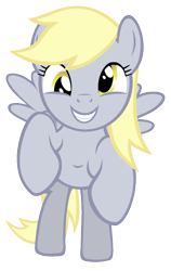 Size: 474x750 | Tagged: dead source, safe, artist:thorbhaal, derpy hooves, pegasus, pony, 666, cute, derpabetes, female, grin, it's coming right at us, looking at you, mare, number of the beast, rearing, repdigit milestone, simple background, smiling, solo, spread wings, svg, transparent background, vector