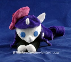 Size: 1362x1185 | Tagged: safe, artist:whiteheather, rarity, beanie (plushie), irl, photo, plushie