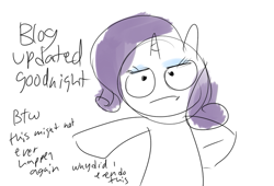Size: 639x435 | Tagged: safe, artist:moonblizzard, rarity, pony, unicorn, ask, rarity answers, solo, tumblr