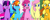 Size: 2500x1000 | Tagged: safe, artist:artylovr, derpibooru import, applejack, fluttershy, pinkie pie, rainbow dash, twilight sparkle, twilight sparkle (alicorn), alicorn, earth pony, pegasus, pony, smiling