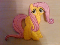 Size: 1024x768 | Tagged: safe, artist:ethepony, fluttershy, pegasus, pony, embroidery, female, mare, patch