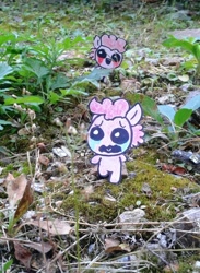 Size: 731x1001 | Tagged: safe, artist:danadyu, pinkie pie, earth pony, pony, jumped-out-pinkieanswers, papercraft, the binding of isaac