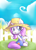 Size: 1700x2361 | Tagged: safe, artist:kyodashiro, rarity, pony, unicorn, chibi, cute, hat, overalls, rarihick, solo