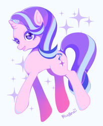 Size: 900x1100 | Tagged: safe, artist:extraluna, starlight glimmer, unicorn, female, horn, mare, solo, sparkles