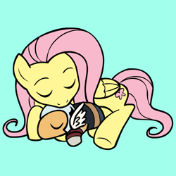 Size: 945x945 | Tagged: safe, artist:megasweet, artist:pacce, fluttershy, pegasus, pony, beta ray bill, colored, crossover