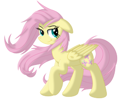 Size: 8621x7357 | Tagged: safe, artist:mysteriouskaos, fluttershy, pegasus, pony, absurd resolution, simple background, solo, transparent background, vector