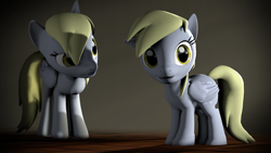 Size: 1920x1080 | Tagged: safe, artist:argodaemon, derpy hooves, 3d, cute, derpabetes, filly, foal, self ponidox, source filmmaker, underp, younger