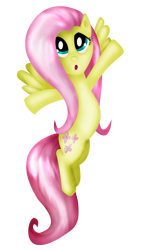 Size: 519x922 | Tagged: safe, artist:fra-92, fluttershy, pegasus, pony, female, mare, pink mane, solo, yellow coat