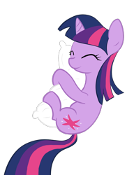 Size: 788x1024 | Tagged: safe, artist:elslowmo, artist:nasse, derpibooru import, twilight sparkle, cute, happy, hnnng, hug, pillow, sleeping, twiabetes