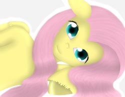 Size: 1013x788 | Tagged: safe, artist:untalentedude, fluttershy, pegasus, pony, looking at you, solo, unshorn fetlocks