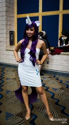 Size: 755x1360 | Tagged: safe, rarity, human, clothes, cosplay, dress, irl, irl human, photo