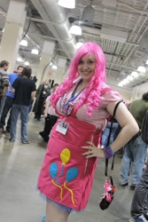 Size: 1365x2048 | Tagged: artist needed, safe, pinkie pie, human, anime boston, anime boston 2012, convention, cosplay, irl, irl human, photo