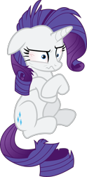 Size: 6000x12083 | Tagged: safe, artist:dasprid, rarity, pony, unicorn, for whom the sweetie belle toils, absurd resolution, disturbed, marshmelodrama, mental breakdown, rarisnap, solo