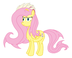 Size: 997x802 | Tagged: safe, artist:matttrainer11, fluttershy, pegasus, pony, crossover, filia, samson, skullgirls, solo