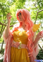 Size: 1424x2048 | Tagged: safe, artist:panda treats, artist:rose0fmay, fluttershy, human, cosplay, irl, irl human, photo, solo