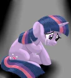 Size: 780x854 | Tagged: safe, artist:robbergon, derpibooru import, twilight sparkle, crying, sad, sitting