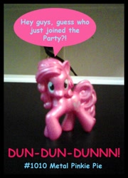 Size: 338x470 | Tagged: safe, pinkie pie, blind bag, irl, metal, photo, super smash bros., toy