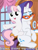 Size: 451x597 | Tagged: safe, screencap, rarity, sweetie belle, pony, unicorn, for whom the sweetie belle toils, glasses, meme, x x everywhere