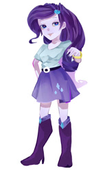 Size: 500x800 | Tagged: safe, artist:9_yksb, rarity, equestria girls, humanized, pixiv, solo