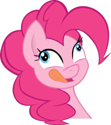 Size: 1955x2189 | Tagged: safe, artist:somekindahatebreeder, pinkie pie, earth pony, pony, faic, female, mare, pink coat, pink mane, solo