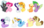 Size: 1016x652 | Tagged: safe, artist:pudimamassado321, artist:purpleponys4life, derpibooru import, applejack, braeburn, donut joe, double diamond, fluttershy, pinkie pie, prince blueblood, rainbow dash, rarity, spike, thunderlane, twilight sparkle, twilight sparkle (alicorn), alicorn, dragon, earth pony, pegasus, pony, unicorn, applespike, base used, bluedash, crack shipping, diamondlight, female, flutterjoe, holiday, male, mane six, mare, rariburn, shipping, simple background, stallion, straight, thunderpie, valentine's day, white background