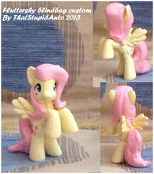 Size: 600x679 | Tagged: safe, artist:antych, fluttershy, pegasus, pony, custom, female, mare, toy