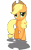 Size: 2656x4260 | Tagged: safe, artist:rontoday2012, artist:vegabases, applejack, earth pony, pony, c:, cute, embarrassed, jackabetes, raised hoof, shadow, simple background, smiling, solo, transparent background, vector