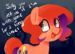 Size: 500x358 | Tagged: dead source, safe, artist:dhui, pinkie pie, earth pony, pony, solo, tired pie