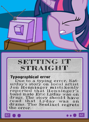 Size: 438x600 | Tagged: safe, derpibooru import, twilight sparkle, drugs, epic fail, exploitable meme, facehoof, misspelling, newspaper, tv meme