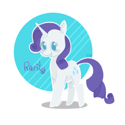 Size: 952x951 | Tagged: safe, artist:jellybeanbullet, rarity, pony, unicorn, female, horn, mare, solo, white coat