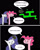 Size: 798x1002 | Tagged: safe, artist:wollap, pinkie pie, rarity, alien, earth pony, pony, unicorn, avocado, space, spanish, wat