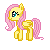 Size: 50x50 | Tagged: safe, artist:sliperrysheep, fluttershy, pegasus, pony, lowres, pixel art, simple background, solo, transparent background