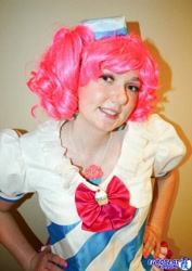 Size: 1454x2048 | Tagged: safe, artist:rose0fmay, pinkie pie, human, cosplay, irl, irl human, photo, solo