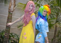 Size: 3256x2265 | Tagged: artist needed, safe, artist:ladymella, fluttershy, human, anime expo, cosplay, irl, irl human, photo