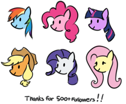 Size: 560x463 | Tagged: safe, artist:bambooharvester, derpibooru import, applejack, fluttershy, pinkie pie, rainbow dash, rarity, twilight sparkle, earth pony, pegasus, pony, unicorn, ask, mane six, rarity replies, tumblr