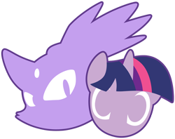 Size: 850x674 | Tagged: safe, artist:fuzon-s, derpibooru import, twilight sparkle, blaze the cat, crossover, duo, hilarious in hindsight, logo, simple background, sonic the hedgehog (series), style emulation, transparent background