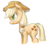 Size: 500x459 | Tagged: safe, artist:needsmoarg4, applejack, earth pony, pony, simple background, solo, white background