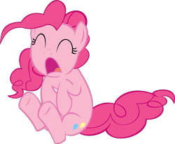 Size: 9735x8027 | Tagged: safe, artist:daydreamsyndrom, pinkie pie, earth pony, pony, the last roundup, absurd resolution, rarity catch me, simple background, solo, transparent background, vector