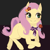 Size: 1200x1200 | Tagged: safe, artist:960, fluttershy, pegasus, pony, bowtie, flower, pixiv, solo