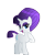 Size: 2000x2000 | Tagged: safe, artist:keytee-chan, rarity, pony, unicorn, alternate hairstyle, housewife, lipstick, makeup, updo