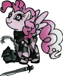 Size: 1016x1224 | Tagged: safe, artist:retrosketch, pinkie pie, pegasus, pony, armor, solo, wings